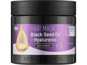 Маска для волосся 295мл Black Seed Oil Hyaluronic Acid ТМ BION