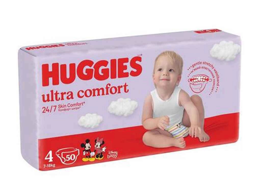 Підгузки Ultra Comfort 4 (7-18кг) Jumbo 50шт ТМ HUGGIES від компанії Фортеця - фото 1