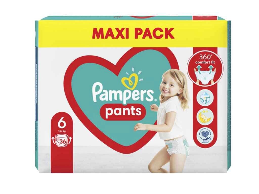 Підгузники-трусики одноразові Pants Giant (15 кг) Максі уп. 36 ТМ PAMPERS від компанії Фортеця - фото 1