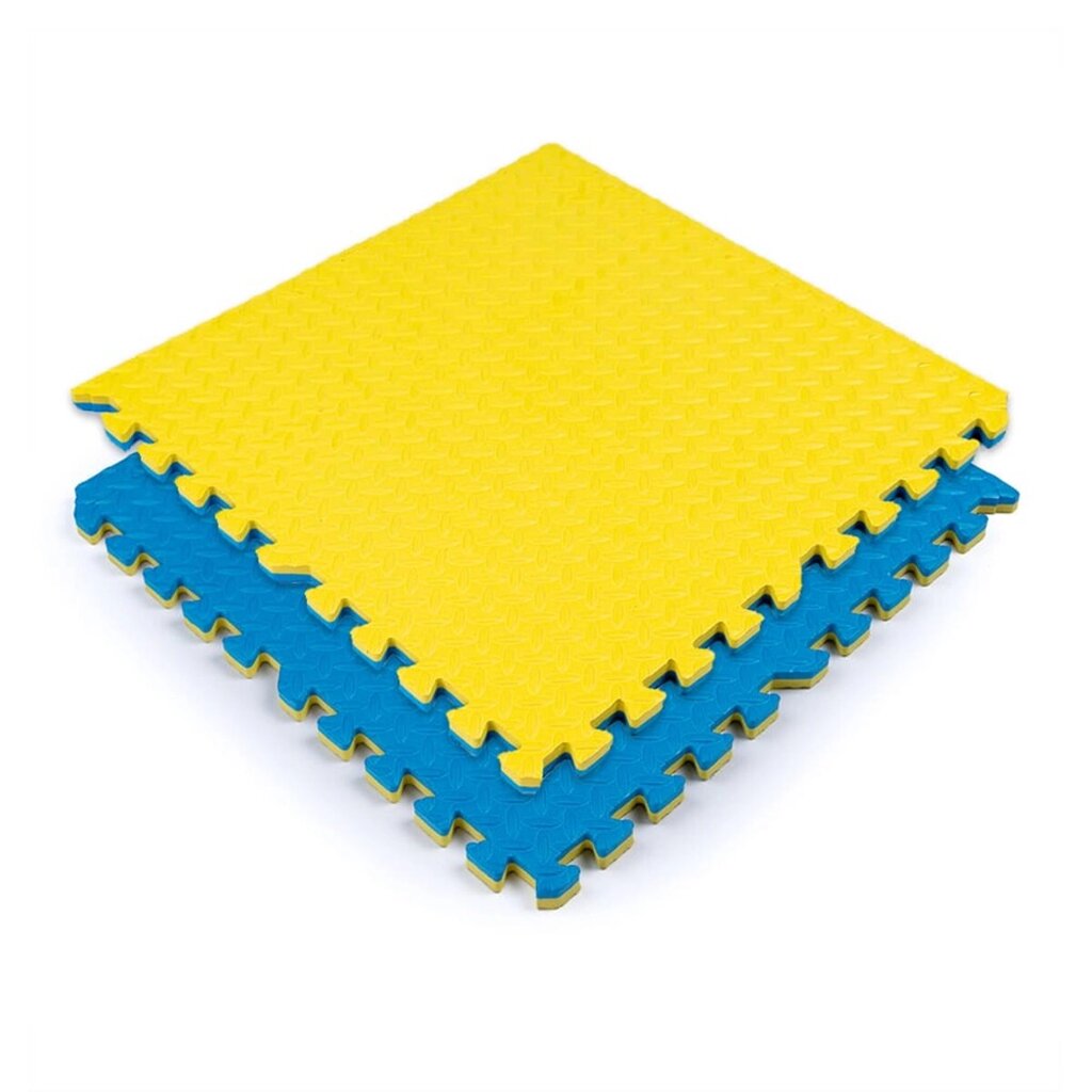 Підлогове двостороннє покриття YELLOW та BLUE 60*60cm*2cm (D) SW-00001845 від компанії Фортеця - фото 1