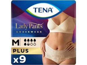Підгузки для дорослих Plus р. M 9шт Lady Pants Crème ТМ Tena
