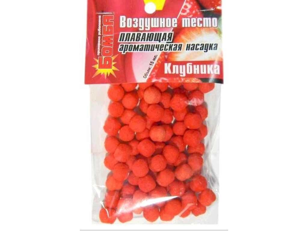 Повітряне тісто 8-9мм Полуниця ТМ Бомба від компанії Фортеця - фото 1