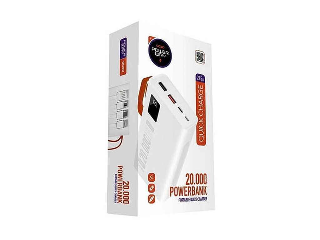 Power Bank 20000mAh QC20 ТМ POWER WEY від компанії Фортеця - фото 1