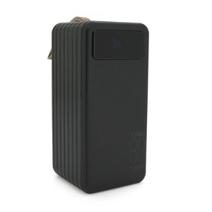 Powerbank TX-80 80000mAh, кабеля USB: Micro, Lighting, Type-C, Mix color, Box