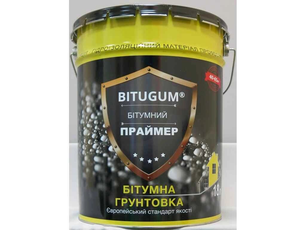 Праймер бітумно-каучуковий 18л ТМ BITUGUM від компанії Фортеця - фото 1