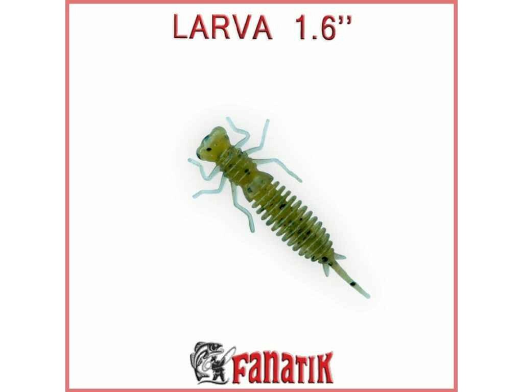 Приманка силіконова Larva 2,5 (75мм) колір 001 (7шт/уп) ТМ FANATIK від компанії Фортеця - фото 1