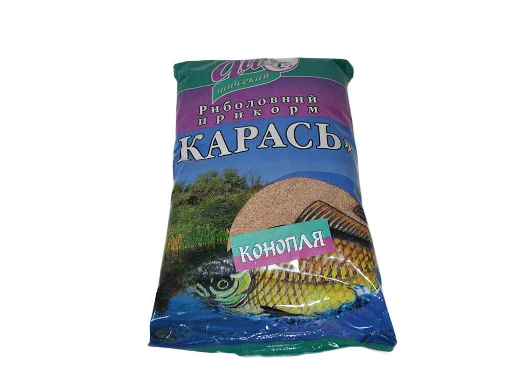 Принада для лову рібі ( Карась-Конопля ) 1000гр. ТМ АЙ підсікай від компанії Фортеця - фото 1