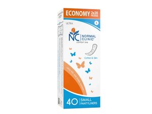 Прокладки щоденн Comfort ultra-cottonslim-без індив. уп. 40шт ТМ Normal Clinic