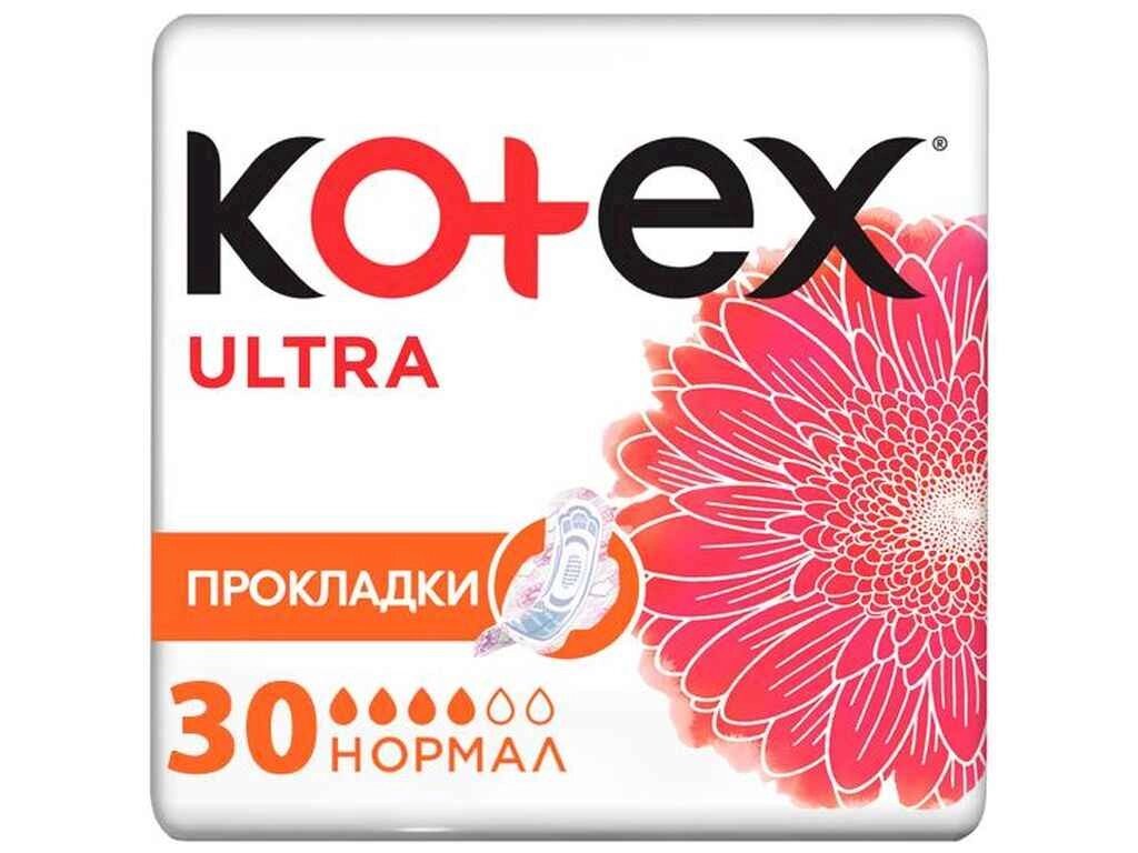 Прокладки гігієнічні денні 4к. 30шт Dry Normal Quadro ТМ Kotex від компанії Фортеця - фото 1