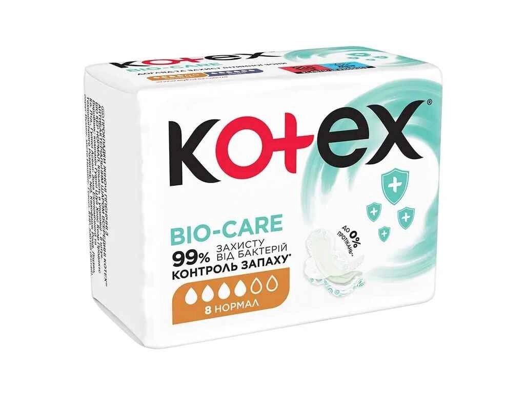 Прокладки гігієнічні денні 4к. 8шт Bio Care Normal ТМ Kotex від компанії Фортеця - фото 1