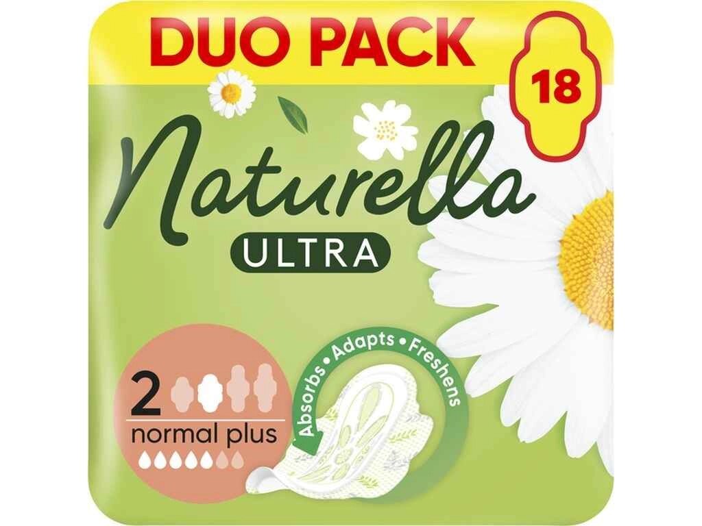 Прокладки гігієнічні Денні 5к. 18шт Ultra Normal Plus Duo ТМ NATURELLA від компанії Фортеця - фото 1