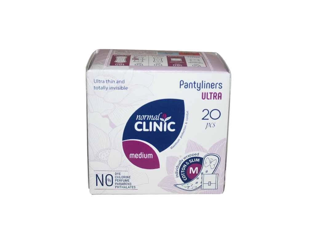 Прокладки щоденні 20шт Pantyliners Ultra Medium ТМ NORMAL CLINIQUE від компанії Фортеця - фото 1