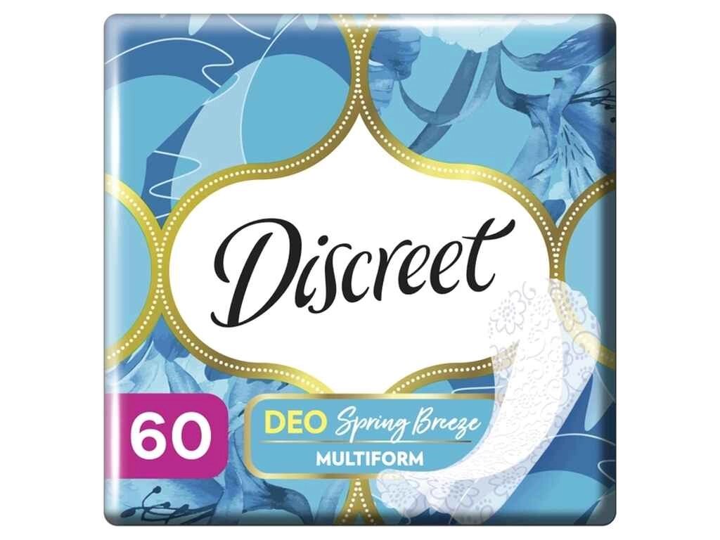 Прокладки щоденні 60шт гігієнічні Deo Spring Breeze ТМ Discreet від компанії Фортеця - фото 1