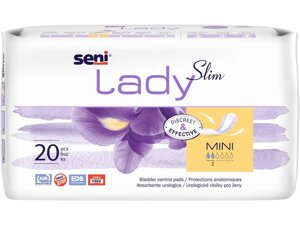 Прокладки урологічні 20шт Seni Lady Slim Mini 2крап ТМ SENI