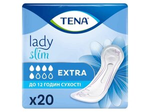 Прокладки урологічні 20шт жін. 5 крап Lady Slim Extra ТМ Tena