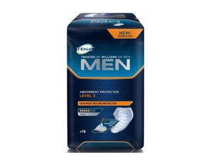 Прокладки урологічні for Men Level 3, 16шт ТМ TENA