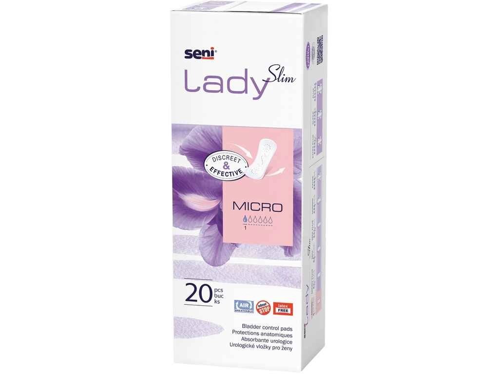 Прокладки урологічні 20шт Lady Slim Micro 1крап ТМ SENI від компанії Фортеця - фото 1