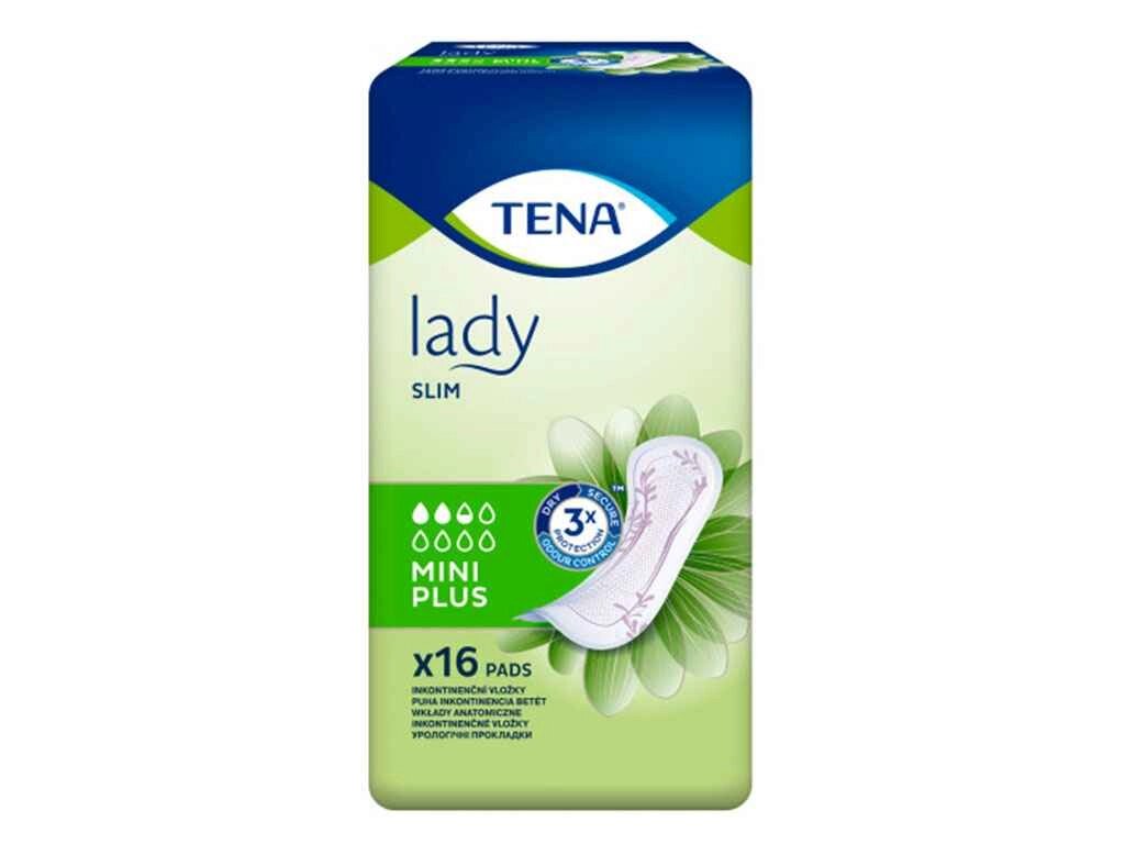 Прокладки урологічні Lady Slim Mini Plus 16шт ТМ TENA від компанії Фортеця - фото 1