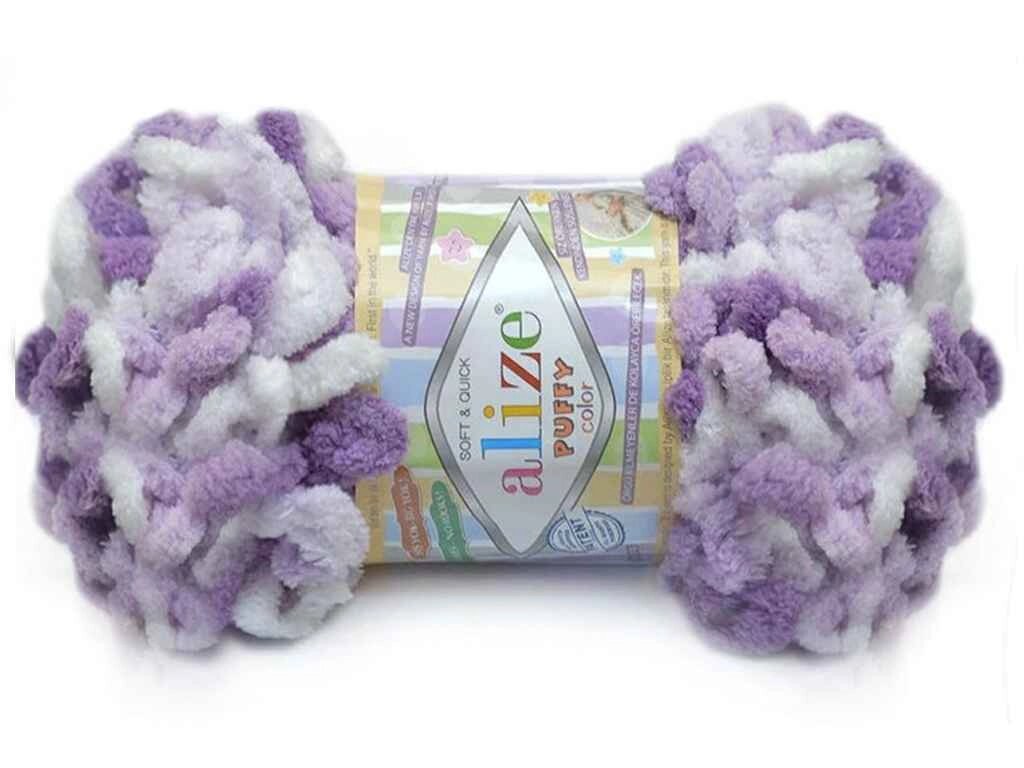 Пряжа Puffy Color 5923 5шт / уп ТМ ALIZE ТМ Alize від компанії Фортеця - фото 1