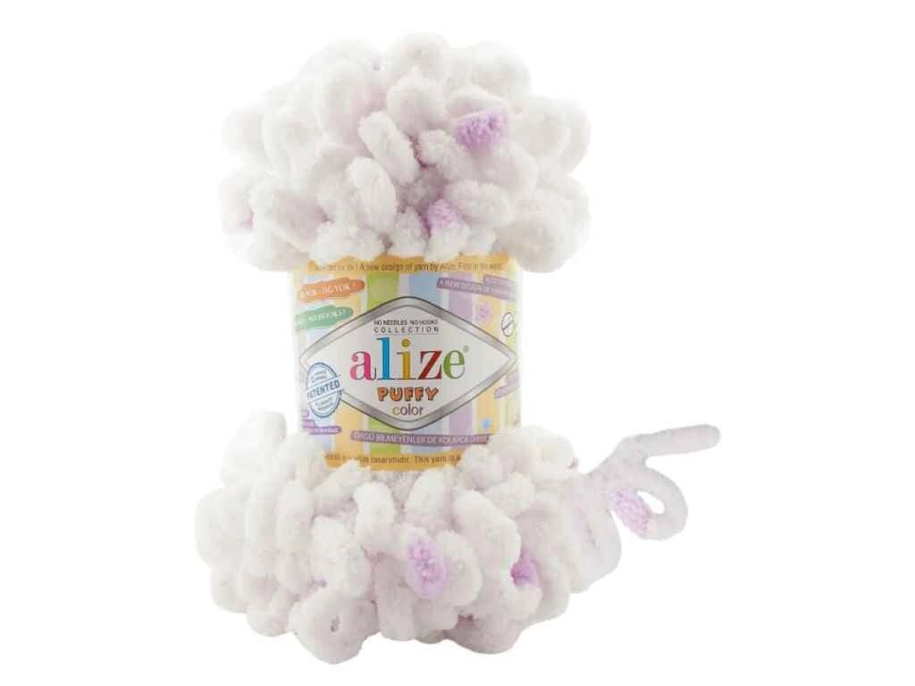 Пряжа Puffy Color 6470 5шт/уп 100% Мікрополіестр 100г 9м ТМ ALIZE від компанії Фортеця - фото 1