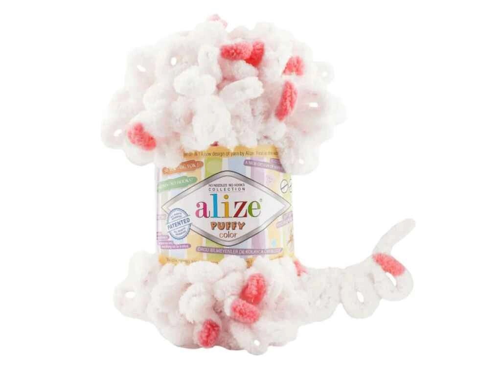 Пряжа Puffy Color 6490 5шт/уп 100% Мікрополіестр 100г 9м ТМ ALIZE від компанії Фортеця - фото 1