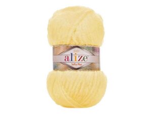 Пряжа Softy Plus 13 5шт/уп жовтий 100% мікрополіестер 100г 120м ТМ Alize