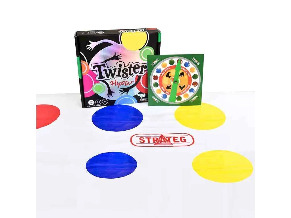 Розважальна гра Twister-hipster 30628 ТМ STRATEG від компанії Фортеця - фото 1