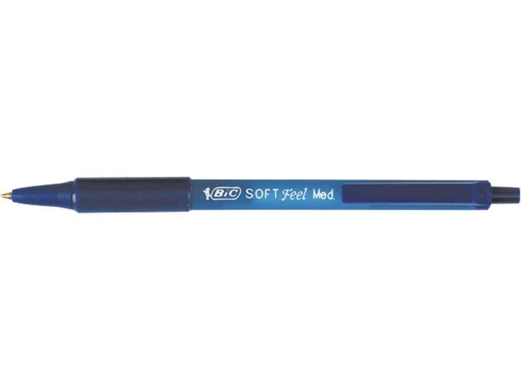 Ручка кулькова Soft Clic Grip , синій 12шт bc8373982 ТМ BIC від компанії Фортеця - фото 1