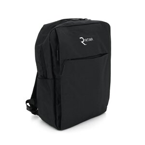 Рюкзак для ноутбука T2 15.6 ", матеріал нейлон, вихід під USB-кабель, чорний, Q50