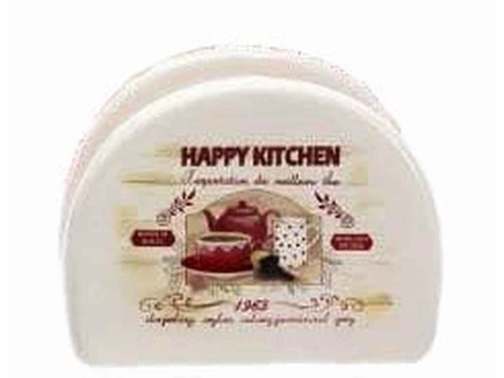 Серветниця 3662-11/1 Happy Kitchen (довжина-10см, h-8см) (без упаковки) ТМ SNT від компанії Фортеця - фото 1