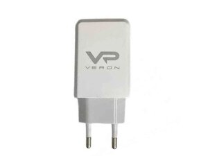 Мережевий зарядний пристрій Micro Cable 18W 1U — VR-C13Q white ТМ Veron