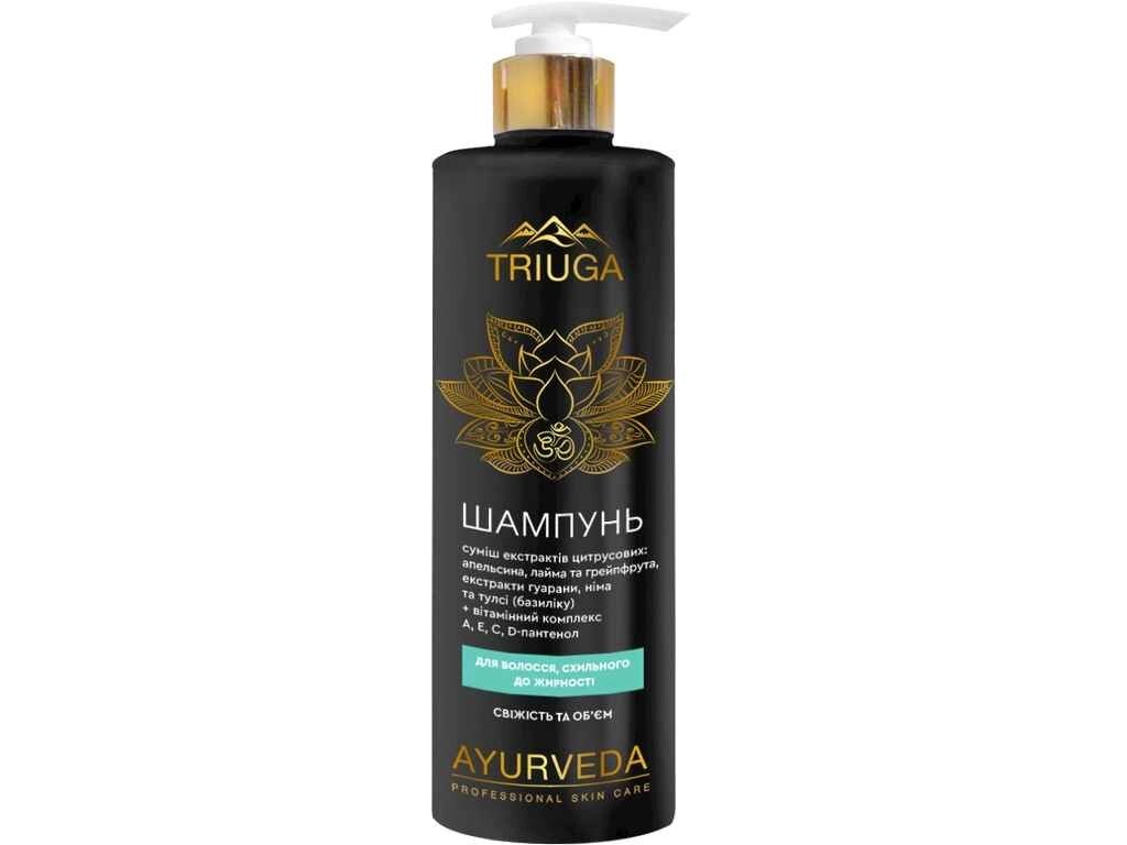 Шампунь 500мл Свіжість і обєм ТМ Triuga Ayurveda від компанії Фортеця - фото 1