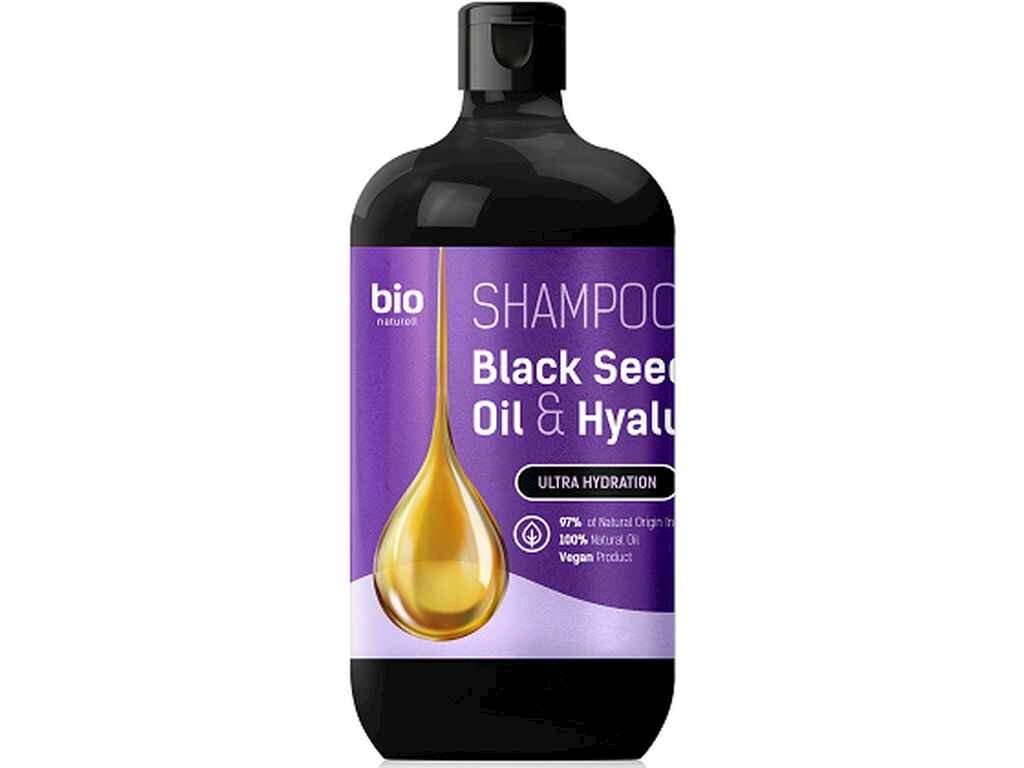 Шампунь 946мл Black Seed Oil Hyaluronic Acid Для жінок і чоловіків ТМ BIO NATURELL від компанії Фортеця - фото 1