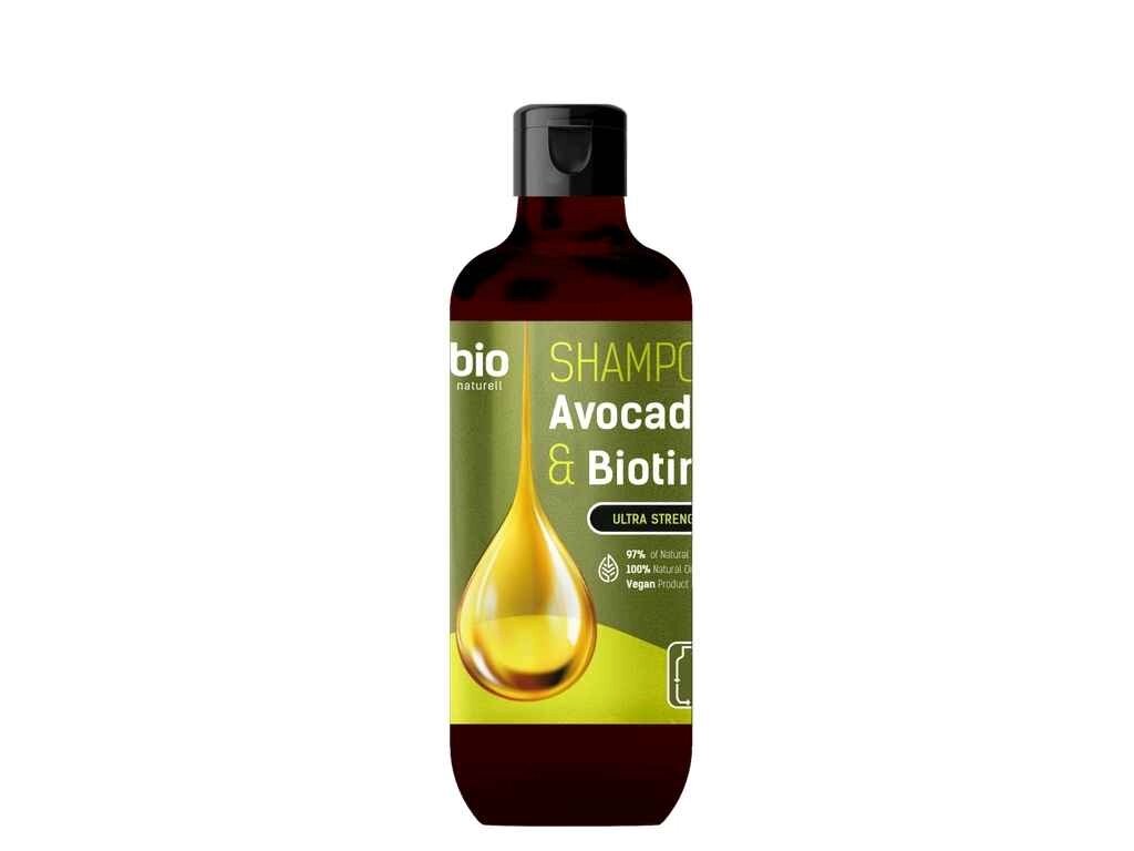 Шампунь для жінок і чоловіків 355мл Avocado Oil Biotin ТМ BION від компанії Фортеця - фото 1