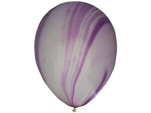 Кульки 12 (30 см) агат фіолетовий 1205-636 (5шт/уп) 825636 ТМ PELICAN