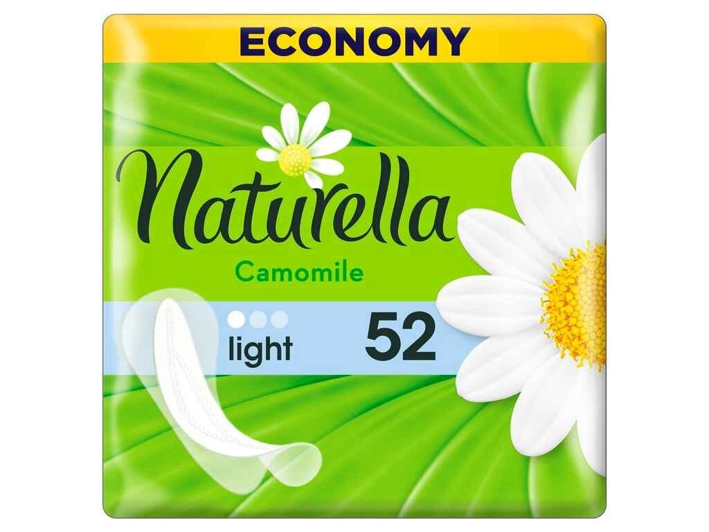 Щоденні гігієнічні прокладки NATURELLA Сamomile Light 52шт. від компанії Фортеця - фото 1