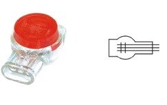 Скотч-лок ізольований з гелем тип К3 (100шт) Q100, Red