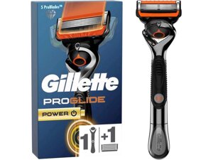 Станок для голiння 1шт Fusion 5 ProGlide Power з змінним картриджем ТМ GILLETTE