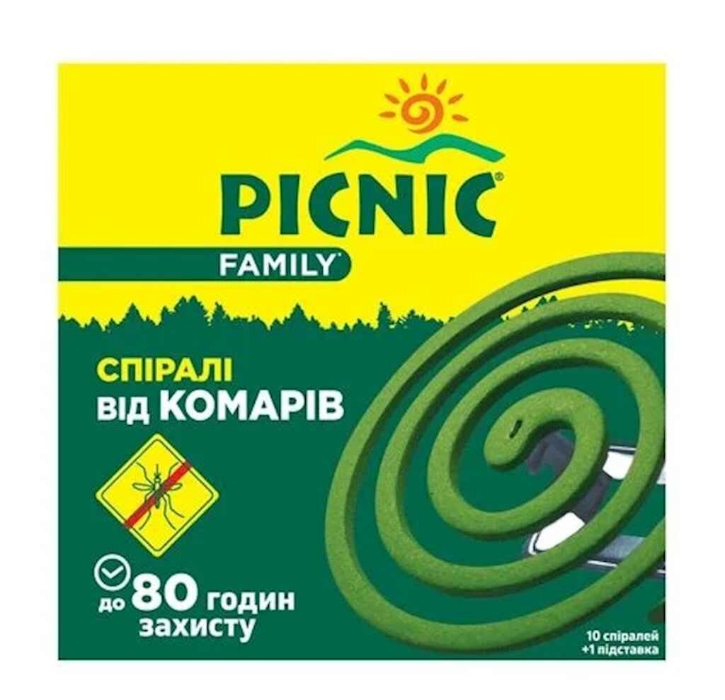 Спіралі від комарів (10шт підставка) Picnic Family ТМ PICNIC від компанії Фортеця - фото 1