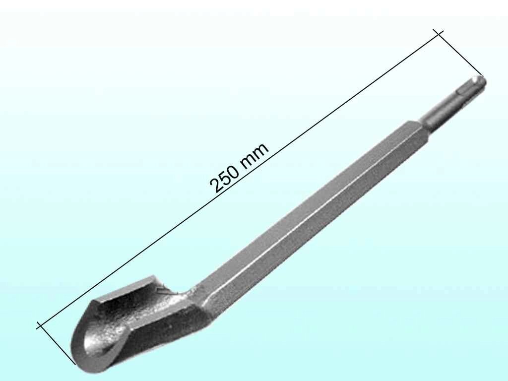 Стамеска-напівкругла SDS-PLUS 14х250мм 1-10-250 ТМ GRANITE від компанії Фортеця - фото 1