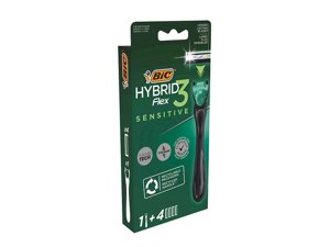 Станок д/гоління Flex3 Hibrid Sensitive4 картр ТМ BIC