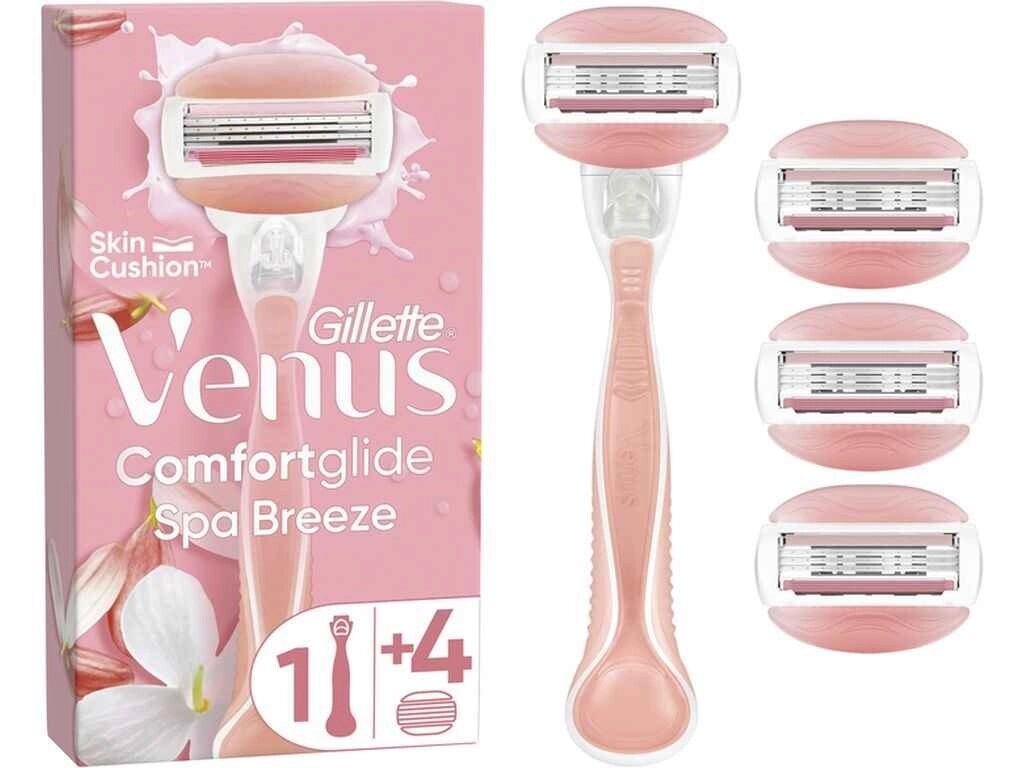 Станок для голiння 1шт Comfortglide Spa Breeze з 4 змінними картриджами ТМ VENUS від компанії Фортеця - фото 1