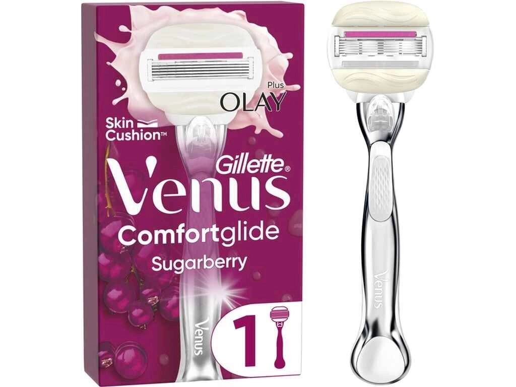 Станок для голiння 1шт Comfortglide Sugarberry Plus Olay з змінним картриджем ТМ VENUS від компанії Фортеця - фото 1