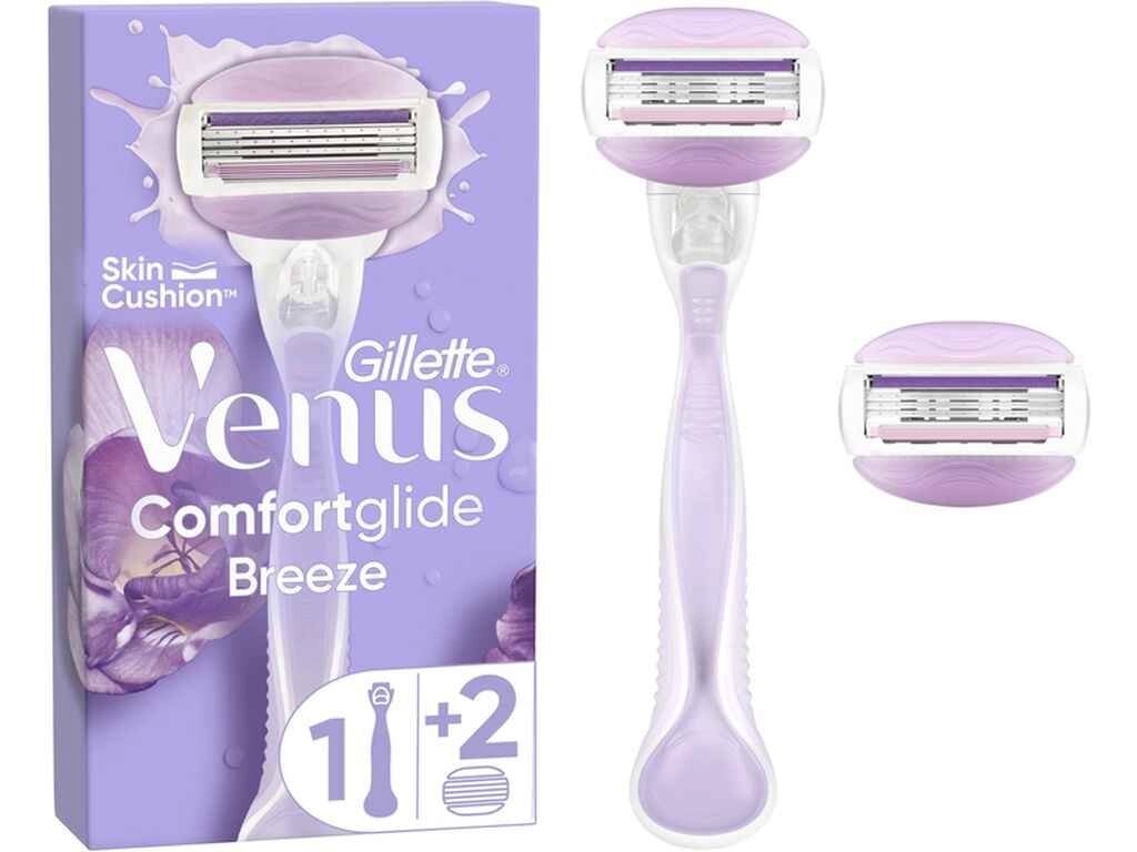 Станок для голiння 1шт жіночий (Бритва) ComfortGlide Breeze з 2 змінними картриджами ТМ VENUS від компанії Фортеця - фото 1