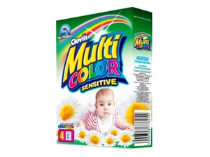 Пральний порошок безфосфатний 400г Sensitive універс. ТМ MULTICOLOR