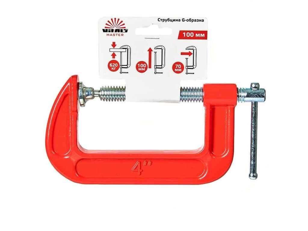 Струбцина G-подібна L=100мм ТМ Vitals від компанії Фортеця - фото 1