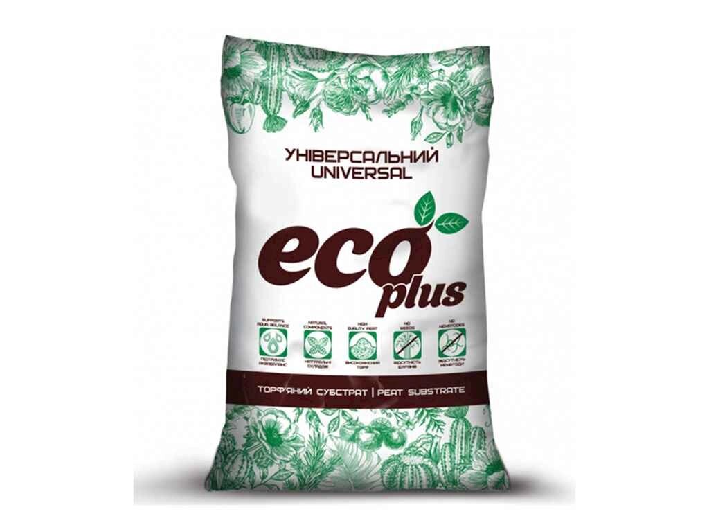 Субстрат торфяний універсальний 20л ТМ ECO PLUS від компанії Фортеця - фото 1