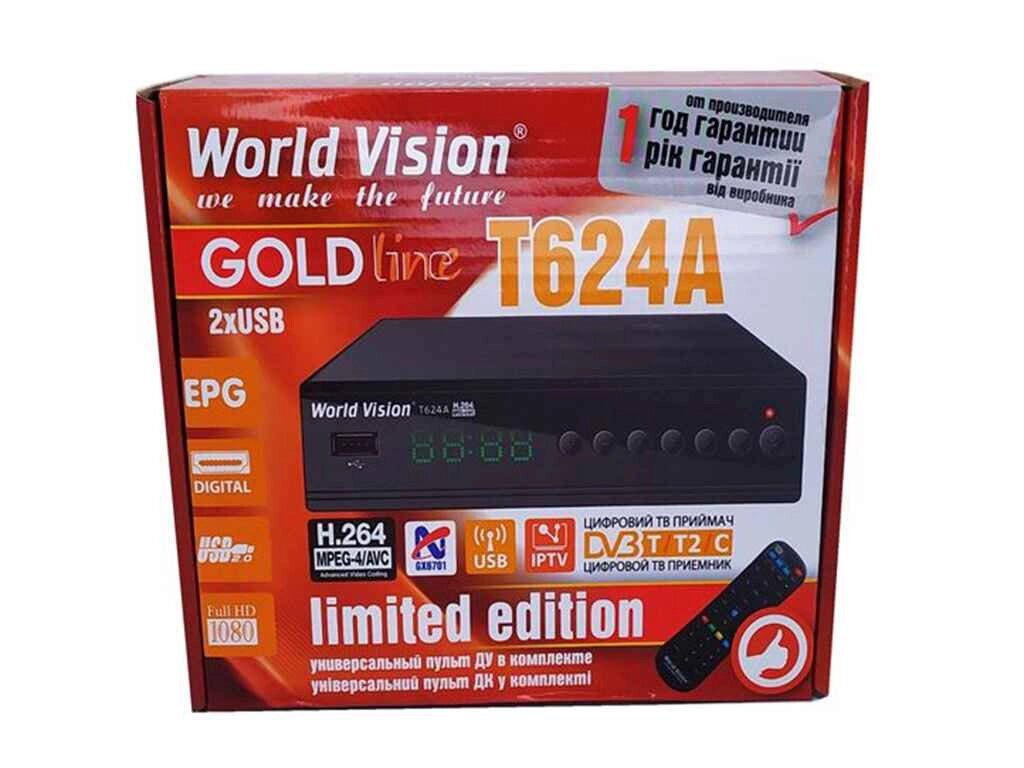 Т2 ресивер T624A IPTV ТМ World Vision від компанії Фортеця - фото 1