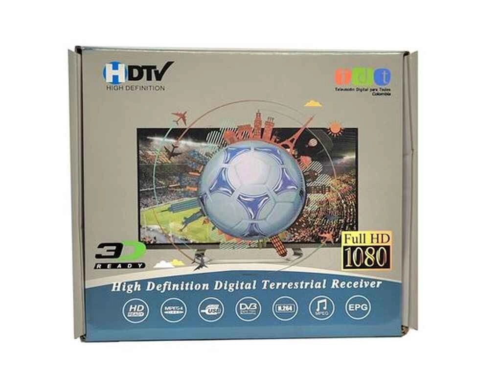 Т2 ресивер тюнер HDTV SET TOP BOX DVB T2 ТМ SATCOM від компанії Фортеця - фото 1