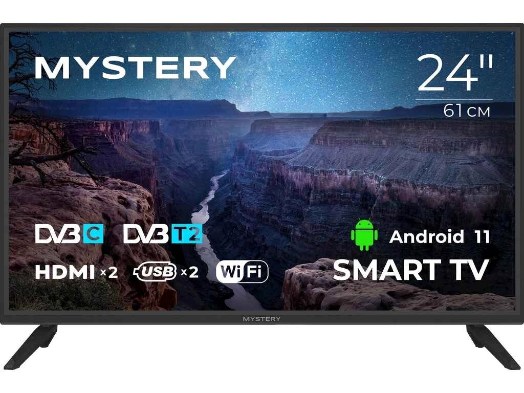 Телевізор SMART MTV-2450HST2 LED HD/Android 13 (24 ) ТМ Mystery від компанії Фортеця - фото 1